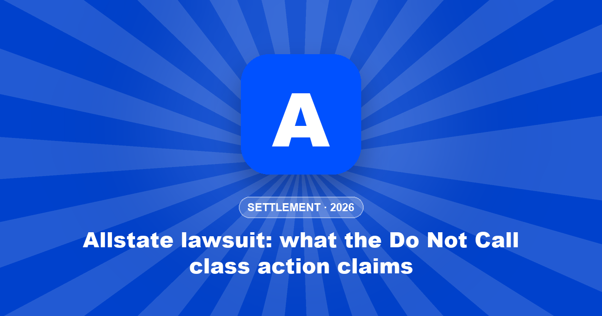 Allstate lawsuit: what the Do Not Call class action claims
