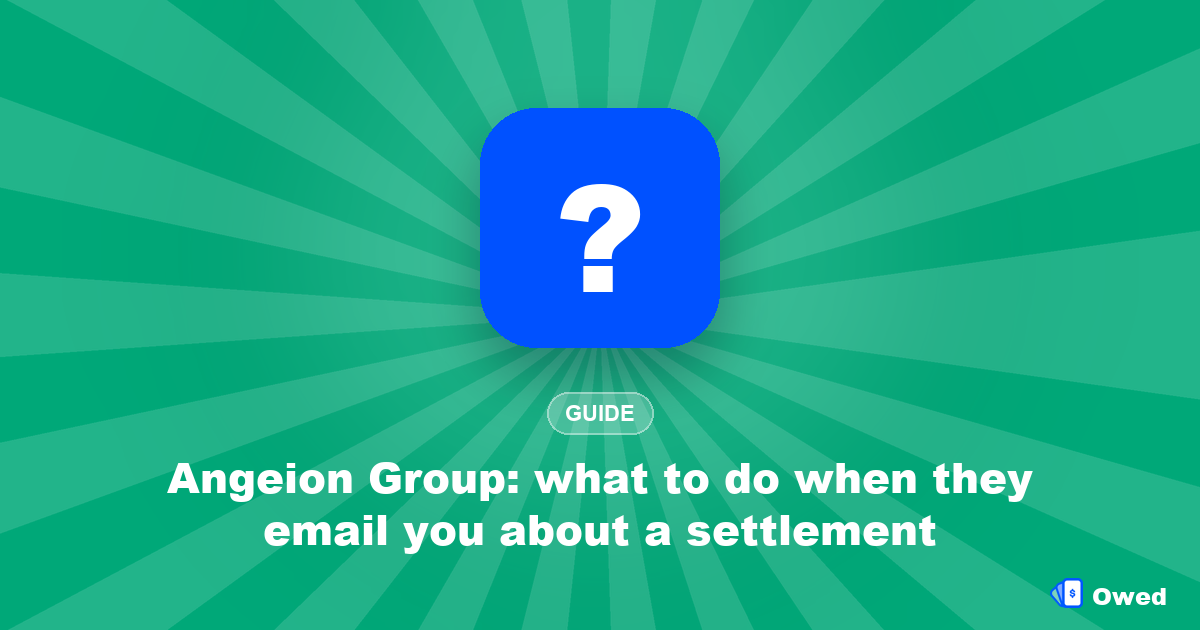 Angeion Group: what to do when they email you about a settlement