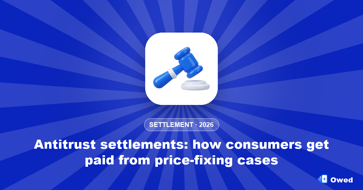 Antitrust settlements: how consumers get paid from price-fixing cases