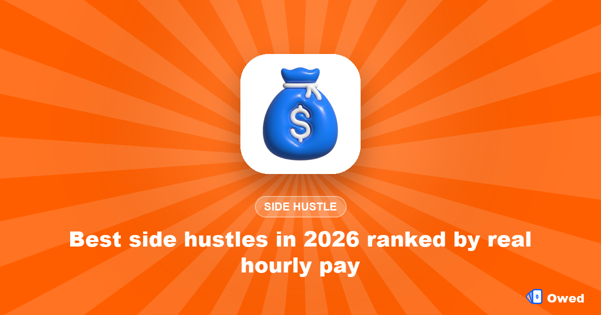 Best side hustles in 2026 ranked by real hourly pay