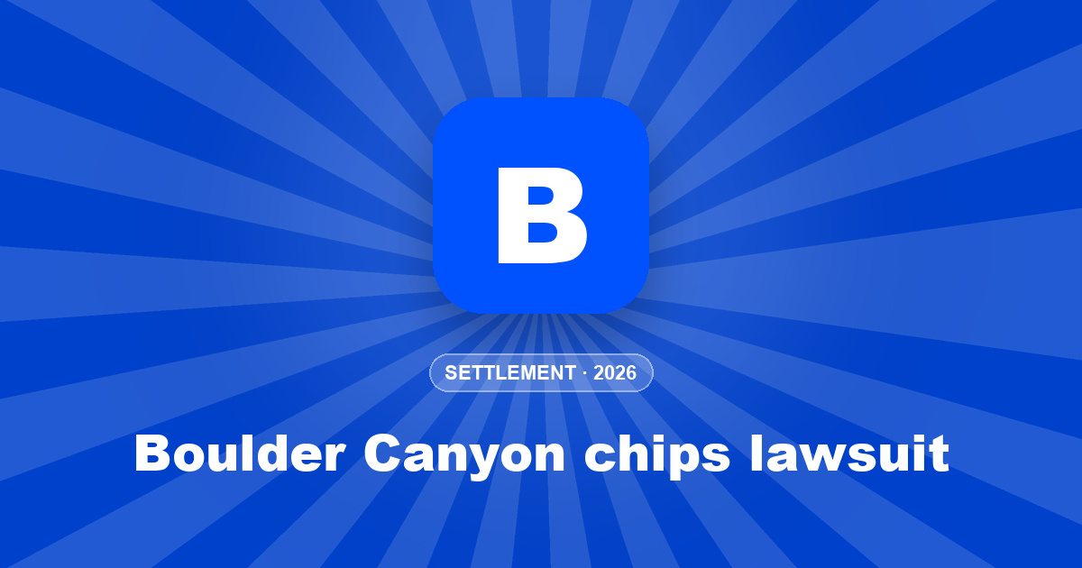 Boulder Canyon chips lawsuit: what it claims and who could get paid