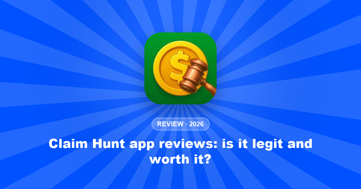 Claim Hunt app reviews: is it legit and worth it?