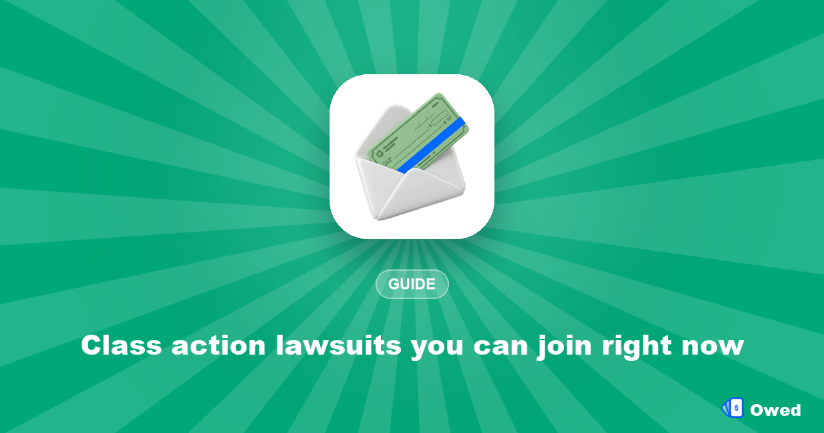 Class action lawsuits you can join right now (no lawyer needed)