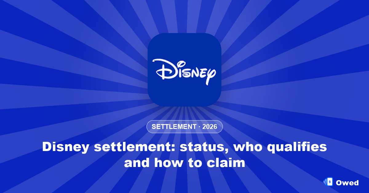 Disney settlement: status, who qualifies and how to claim (2026)