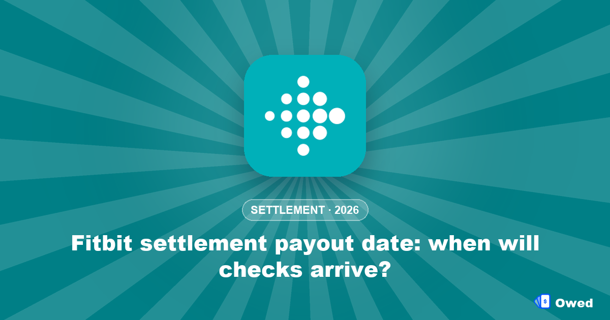 Fitbit settlement payout date: when will checks arrive?