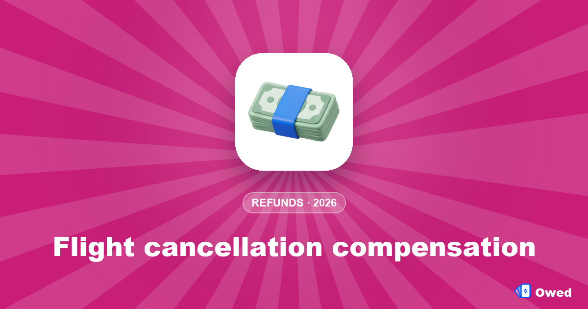 Flight cancellation compensation: refunds, rebooking and cash