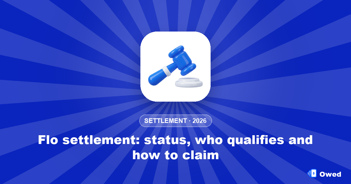 Flo settlement: status, who qualifies and how to claim (2026)