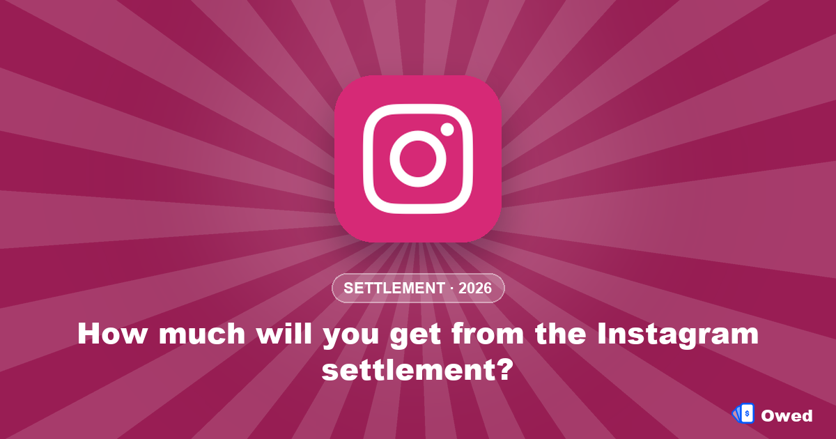 How much will you get from the Instagram settlement?