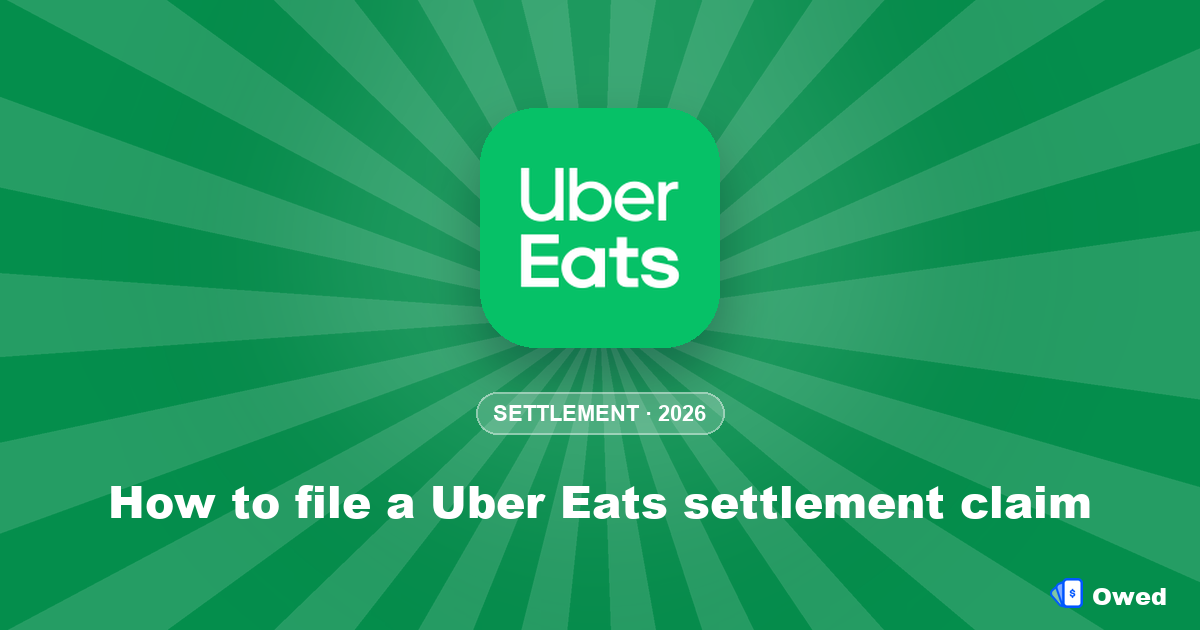 How to file a Uber Eats settlement claim (with or without a Claim ID)