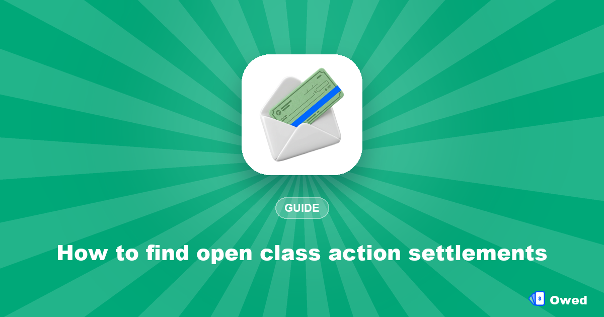 How to find open class action settlements (2026 methods, ranked)