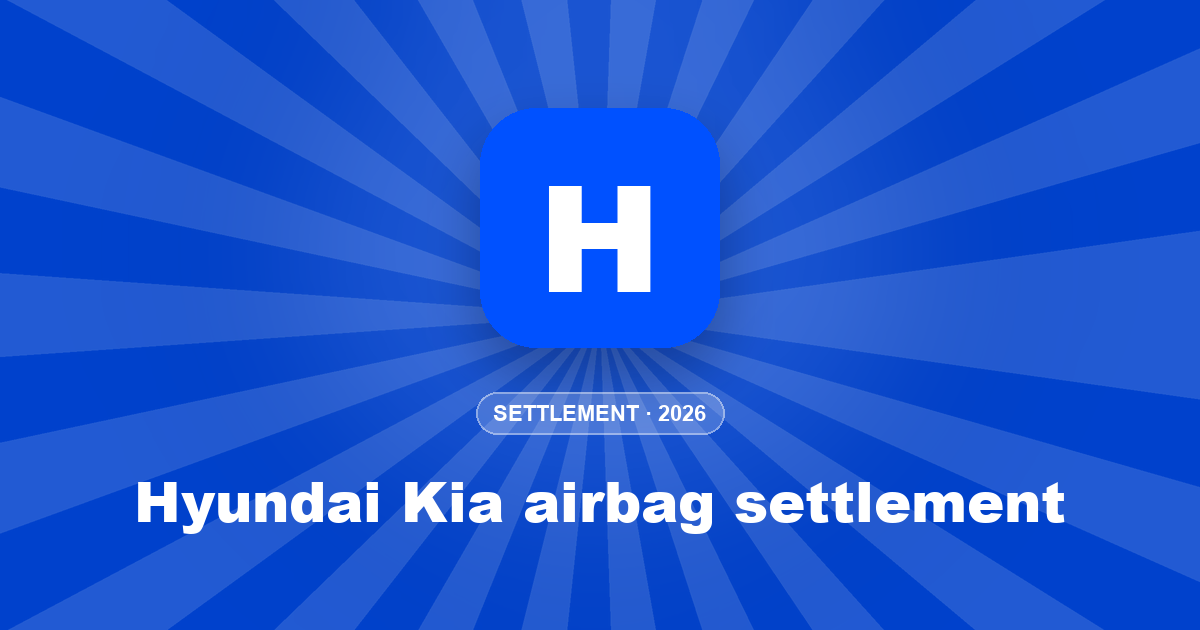 Hyundai Kia airbag settlement: who qualifies and how to claim
