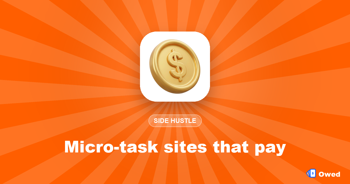 Micro-task sites that pay: Prolific, MTurk, Clickworker, Remotasks