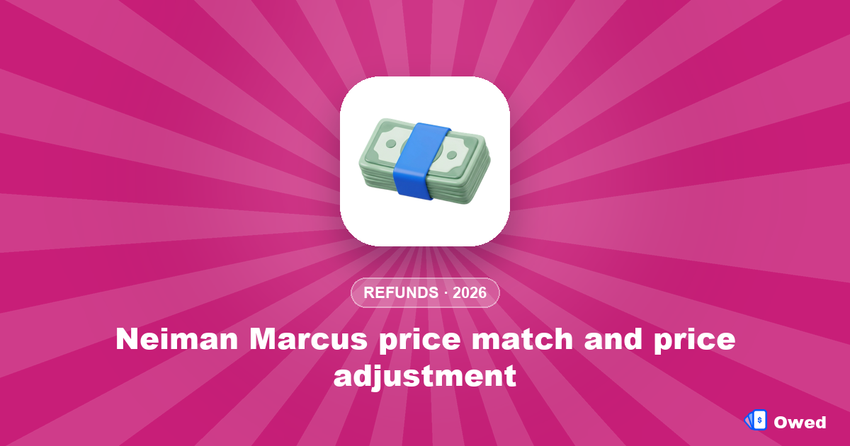 Neiman Marcus price match and price adjustment: get the lower price