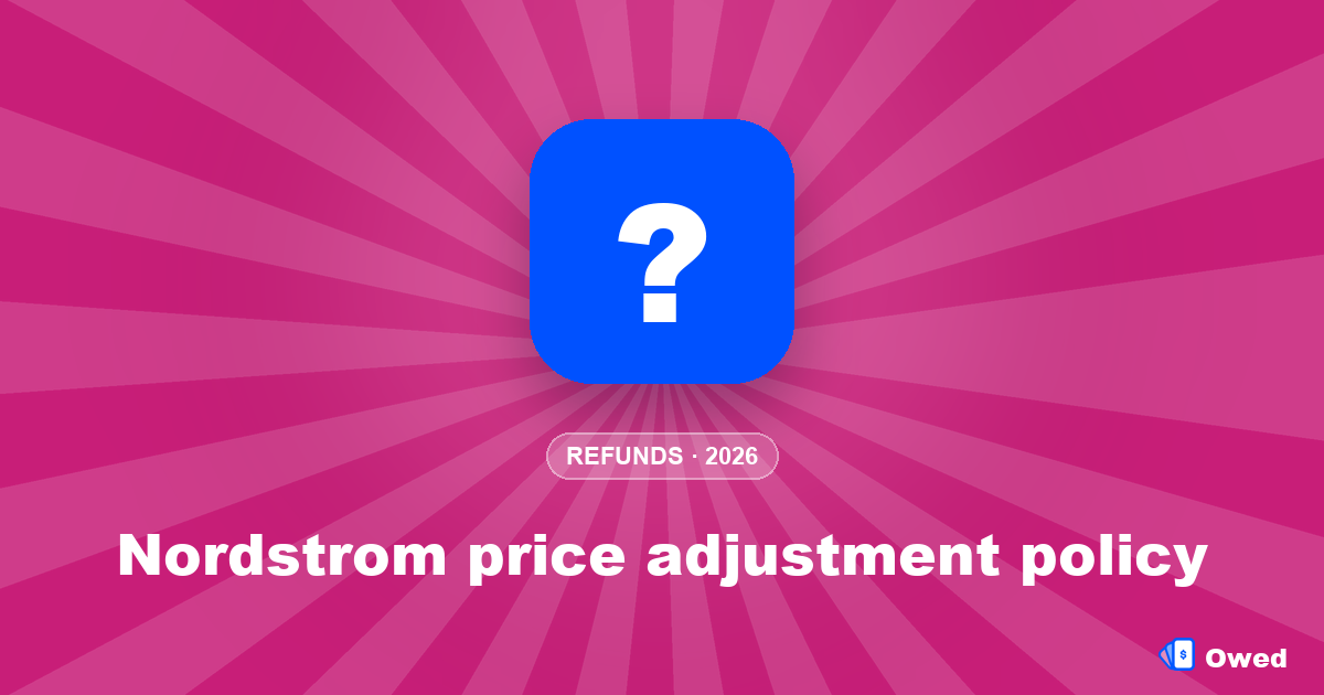 Nordstrom price adjustment policy: how to claim it (2026)