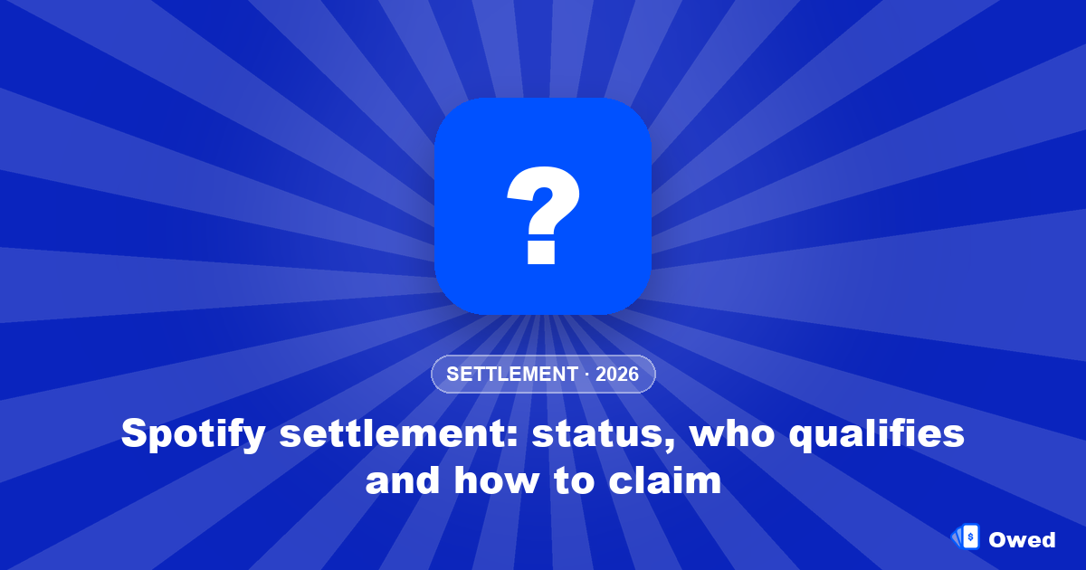 Spotify settlement: status, who qualifies and how to claim (2026)