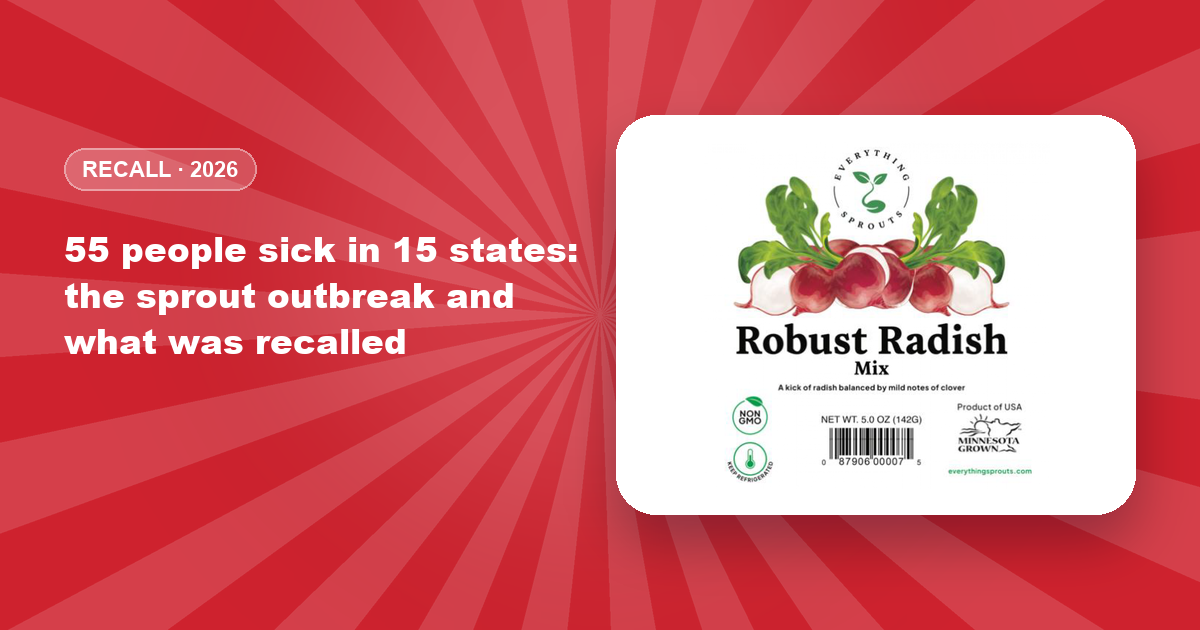 55 people sick in 15 states: the sprout outbreak and what was recalled