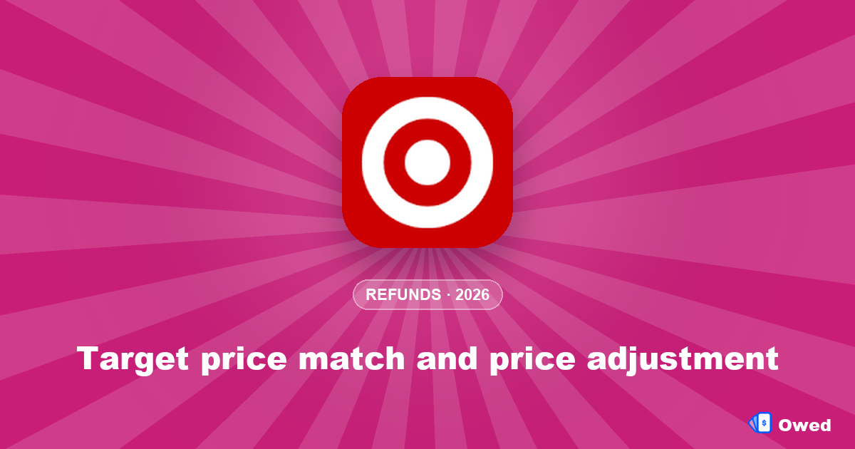 Target price match and price adjustment: get the lower price