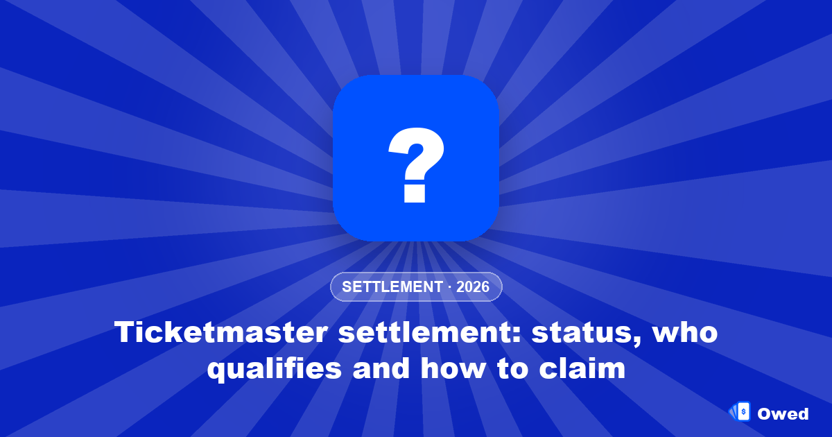 Ticketmaster settlement: status, who qualifies and how to claim