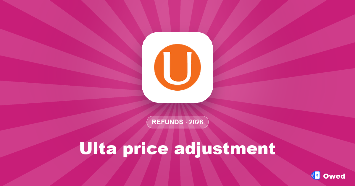 Ulta price adjustment: how to claim it in 2026