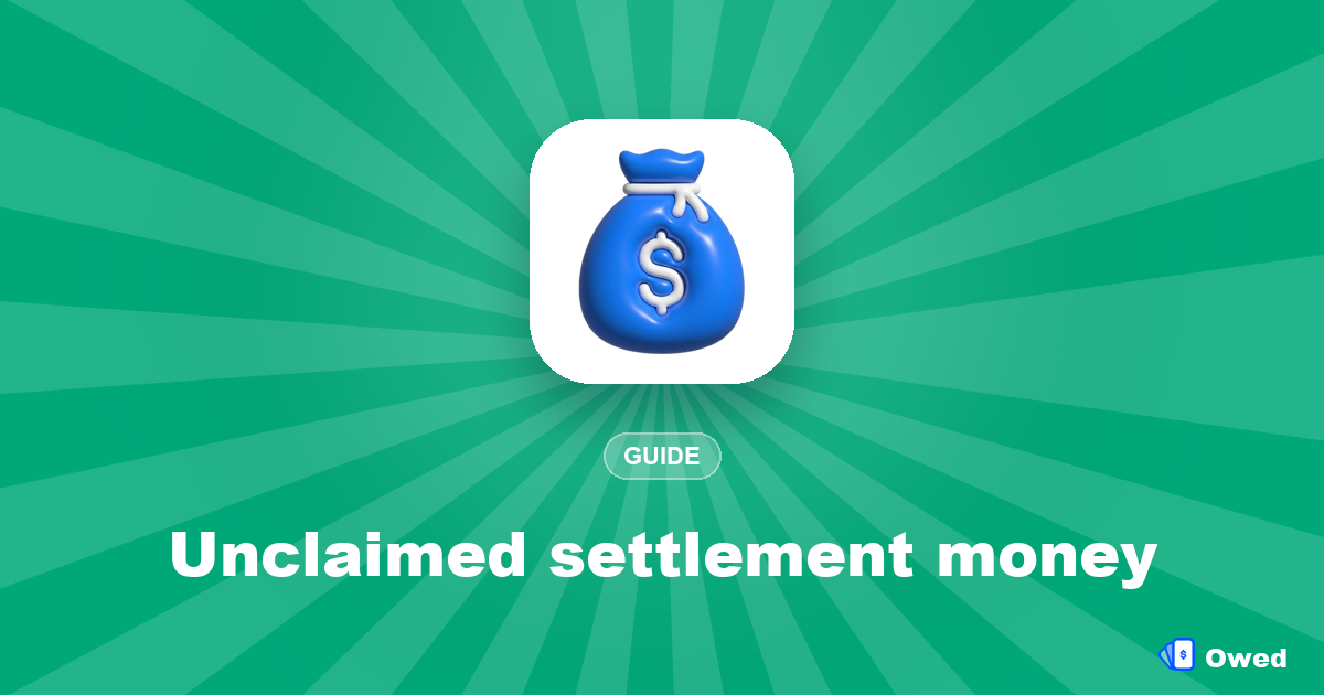 Unclaimed settlement money: what happens when people don't file