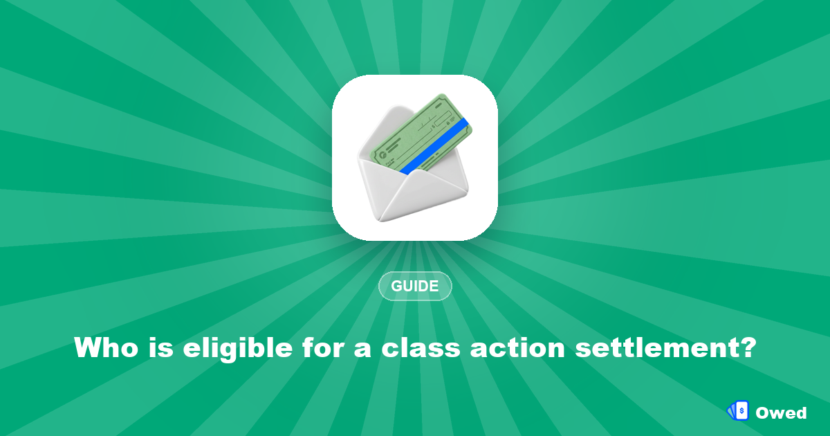 Who is eligible for a class action settlement? The 6 requirements