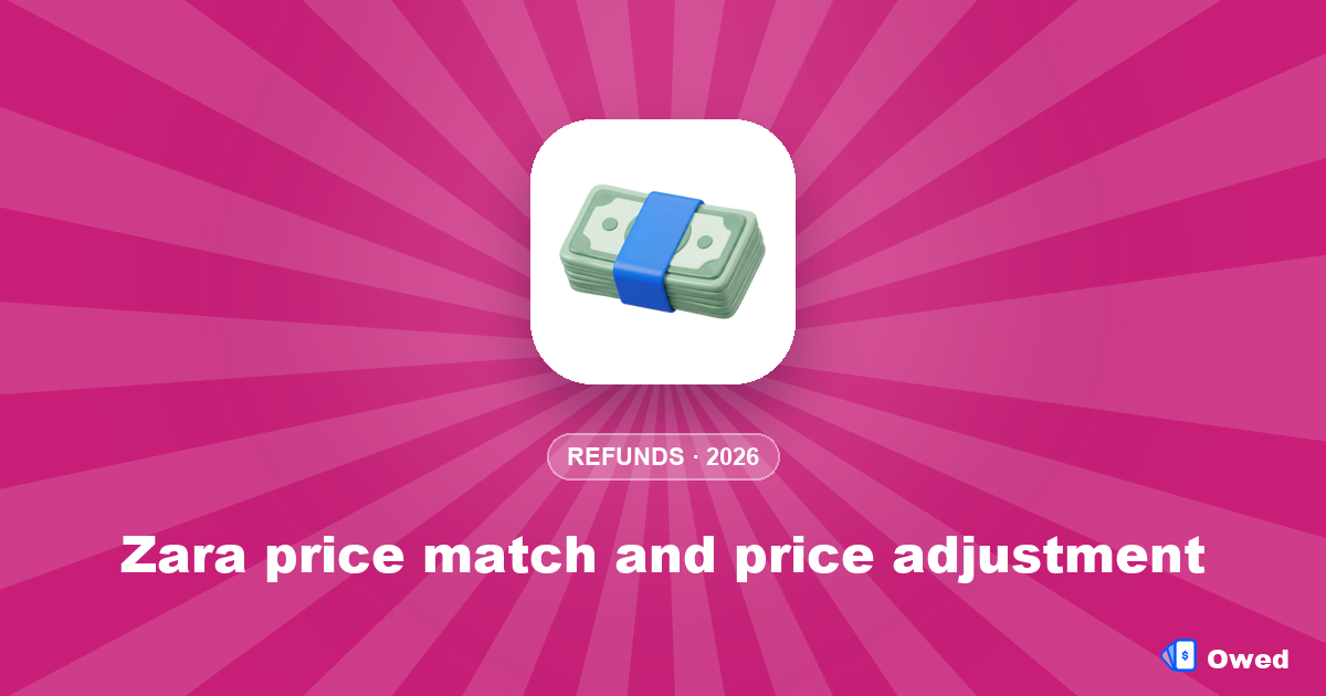 Zara price match and price adjustment: get the lower price