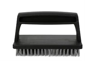 Expert Grill Handheld Steel Fiber Scrub Brush with Ergonomic Handle for Grill Cleaning